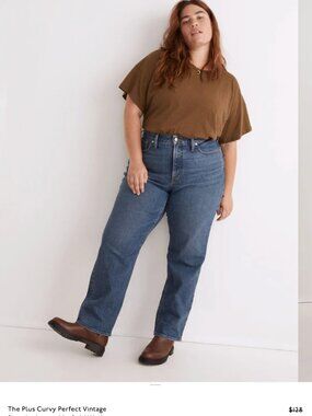 Madewell Curvy Perfect Vintage Straight Leg